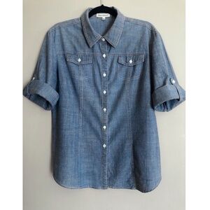 Lightweight Denim Blue Casual Shirt